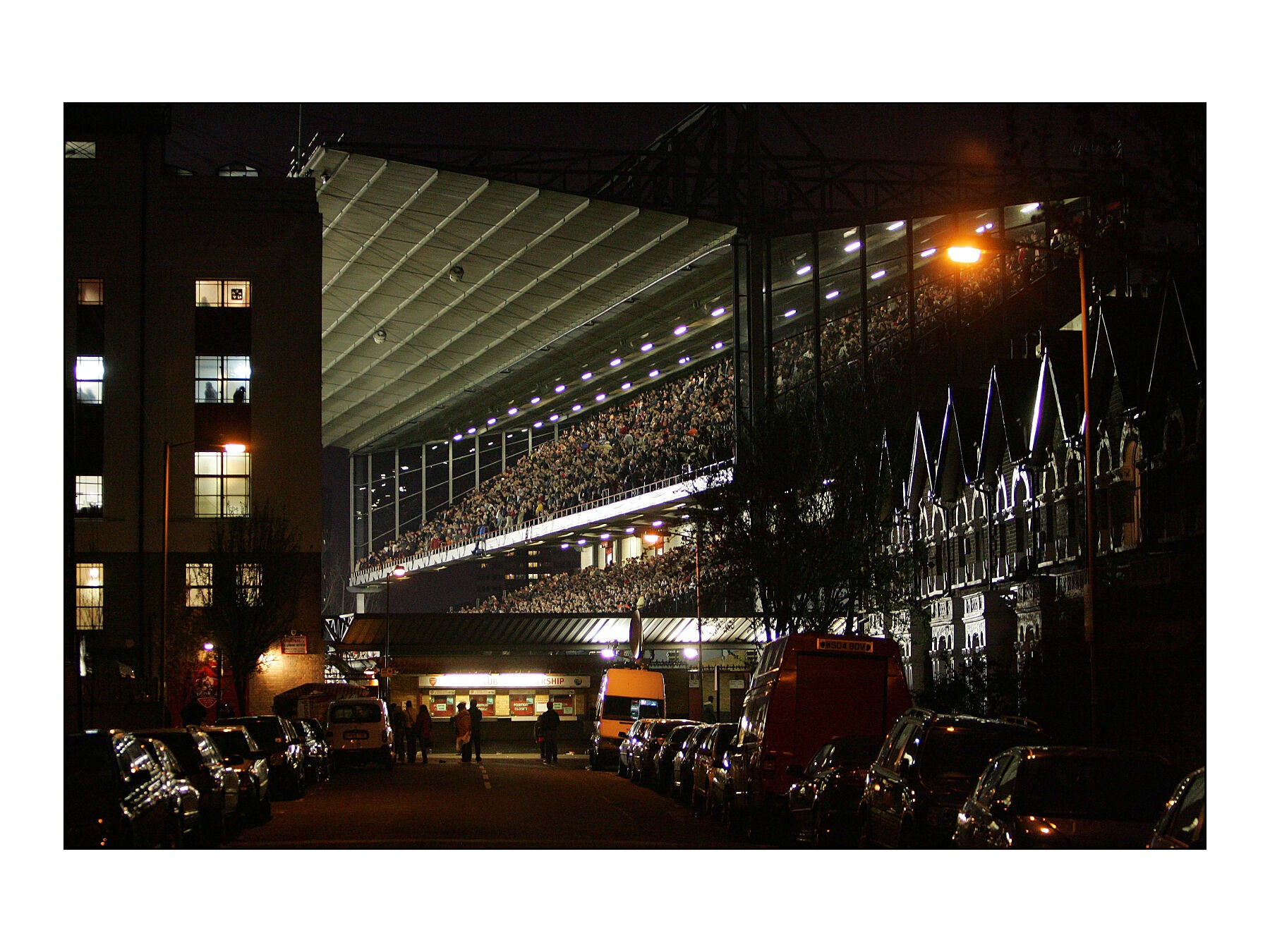 The old North Bank. Arsenal v Villarreal 19.04.2006