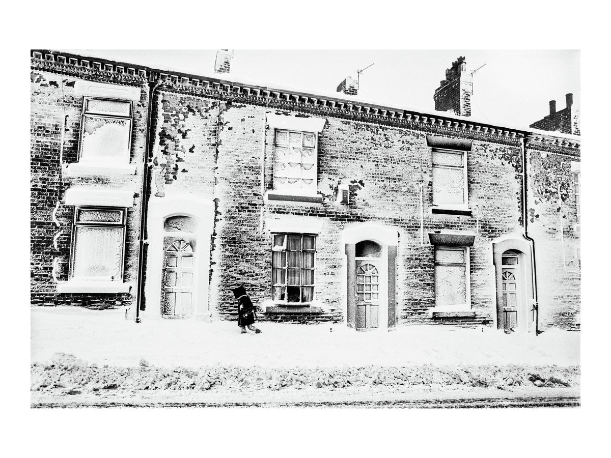 Child in the Snow, Oldham, 1982