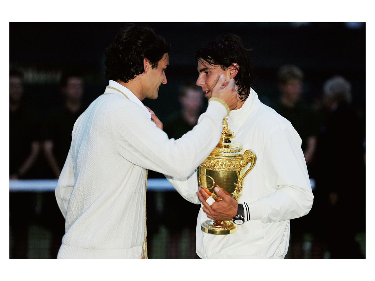 Federer and Nadal, 2008