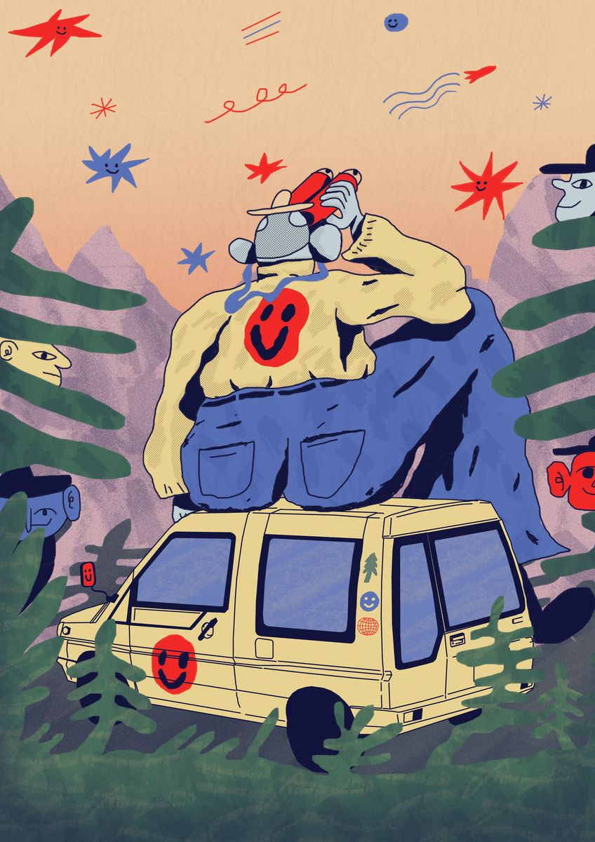 In Between The Pines