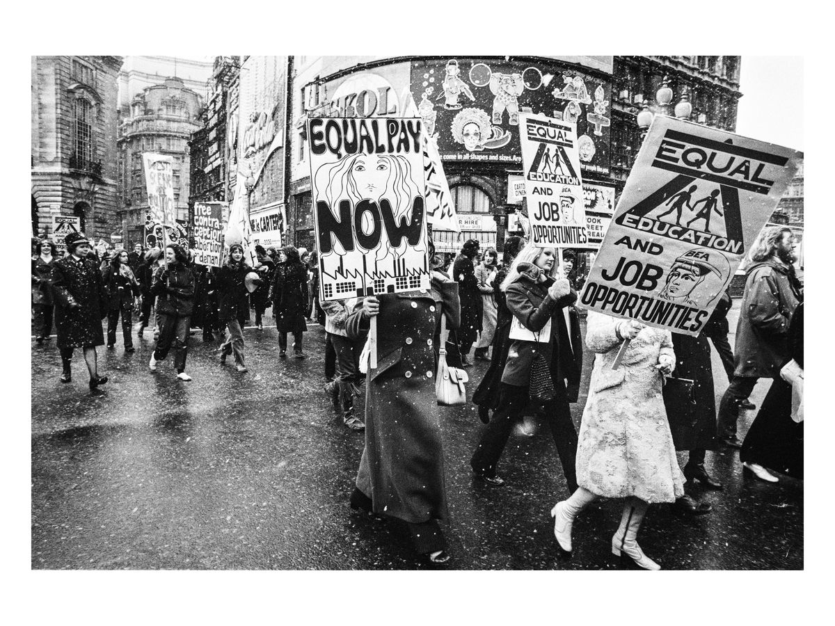 Women’s Liberation Movement, Piccadilly Circus, 1971