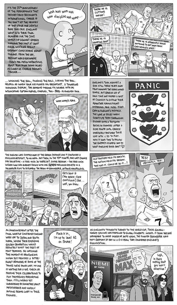 David Squires on … David Beckham’s heroics for England v Greece, 25 years on