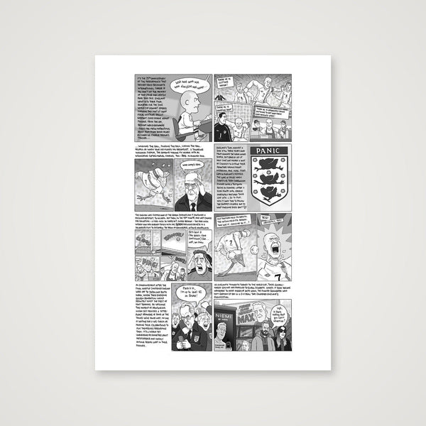 David Squires on … David Beckham’s heroics for England v Greece, 25 years on — 18×24cm, 7×9" Print only