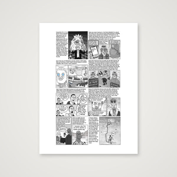David Squires on … Manchester City sailing into unknown Premier League waters — 18×24cm, 7×9" Print only