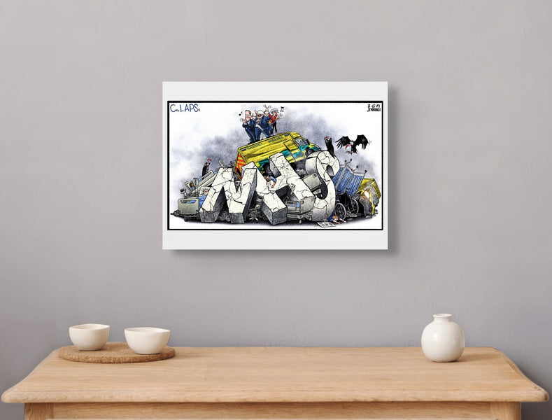 State of the NHS cartoon