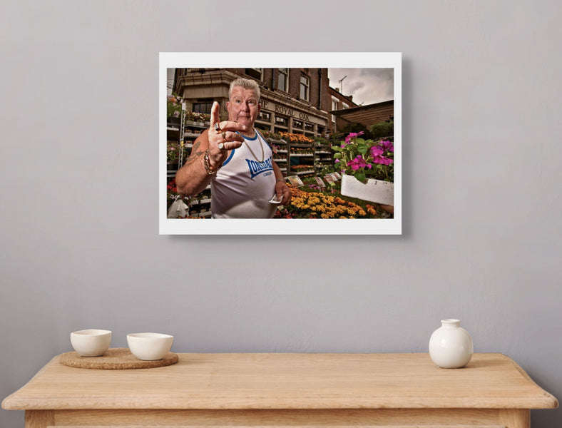 Eastend Market Trader', 2009, Columbia Rd, London. Shoreditch Wildlife