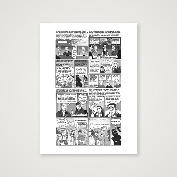 David Squires on … the endless growth of football vodcasts and banal digital banter — 18×24cm, 7×9" Print only