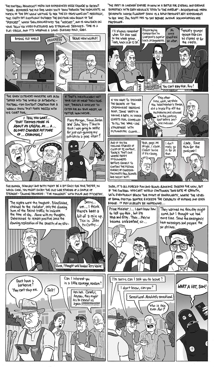 David Squires on … the endless growth of football vodcasts and banal digital banter
