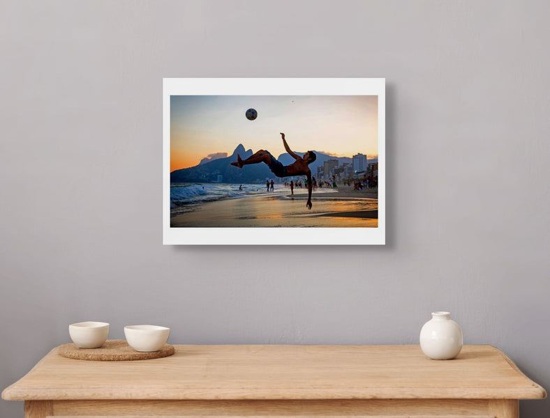 World Cup beach football on Ipanema
