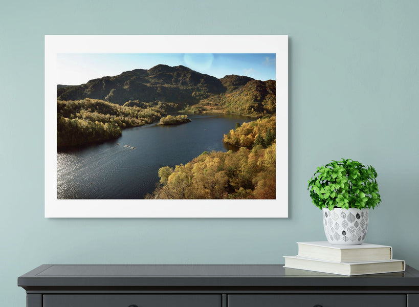 Rowers on Loch Katrine, October 2015