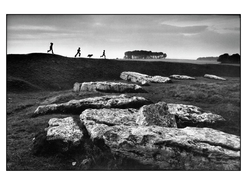 Arbor low prehistoric stone circle near Ashbourne, Derbyshire, 1976