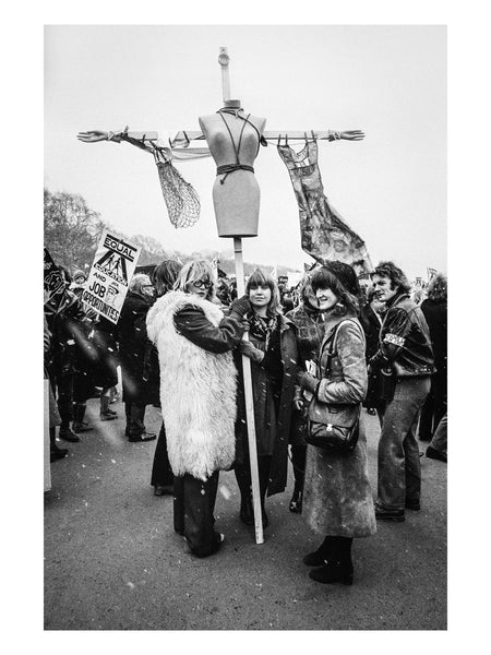 Demonstrators at Speaker’s Corner, 1971