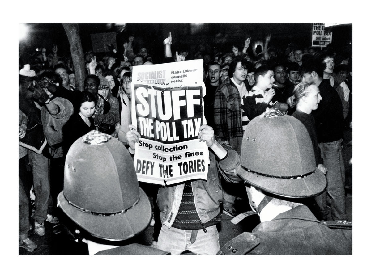 Anti-poll tax demonstration, 1990