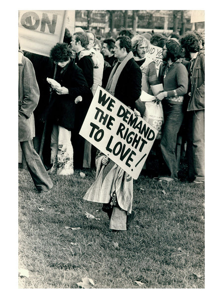 We demand the right to love! 1975