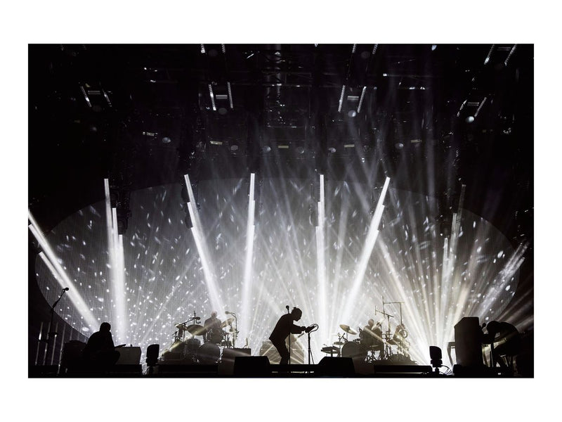 Radiohead perform on the Pyramid stage, 2017